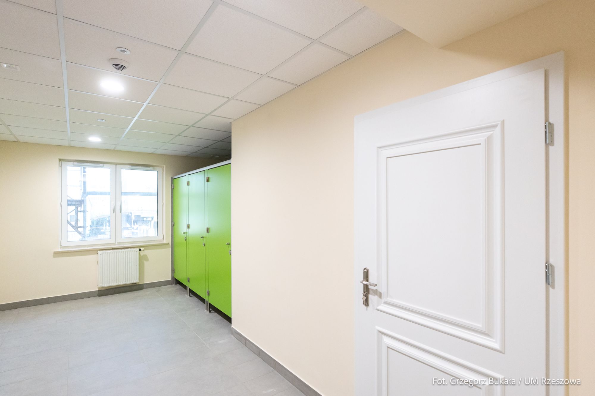 zdjęcie z modernizacji budynku III Liceum Ogołnokształcącego w Rzeszowie, fot. Grzegorz Bukała, Urząd Miasta Rzeszowa